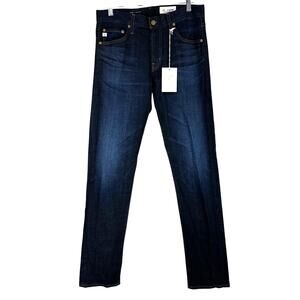 AG Adriano Goldschmied NWT Tellis Modern Slim Denim Jeans Size 29 x 33 Dark Wash